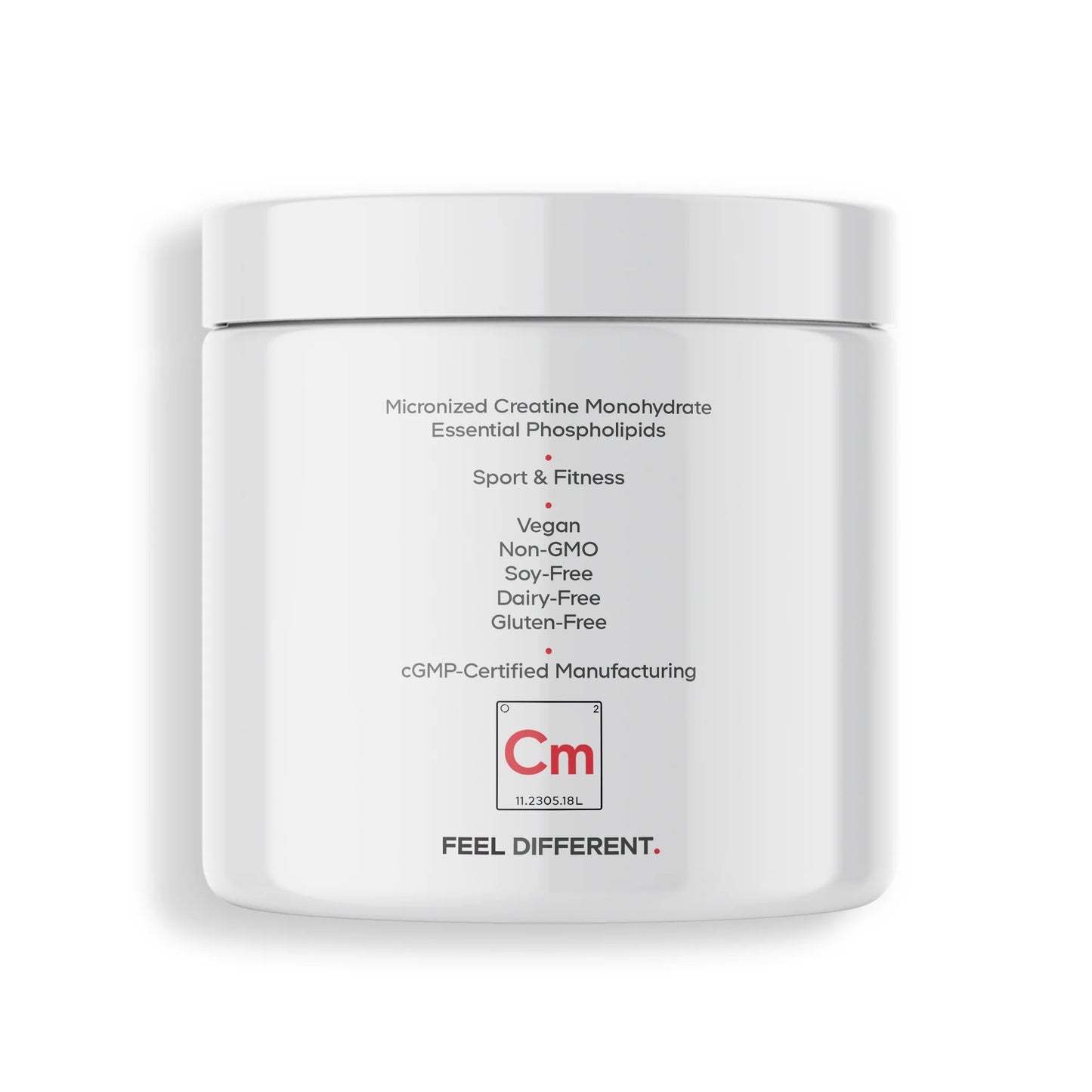 Liposomal Creatine Monohydrate Powder Supplement, Unflavored, 1-Month Supply, 30 Servings