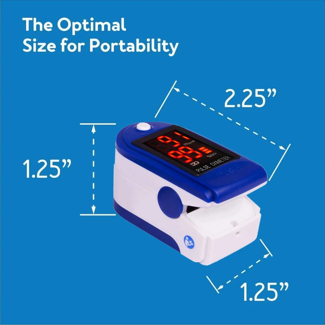 Pulse Oximeter Blood Oxygen Spo2 Sports Monitor with Lanyard