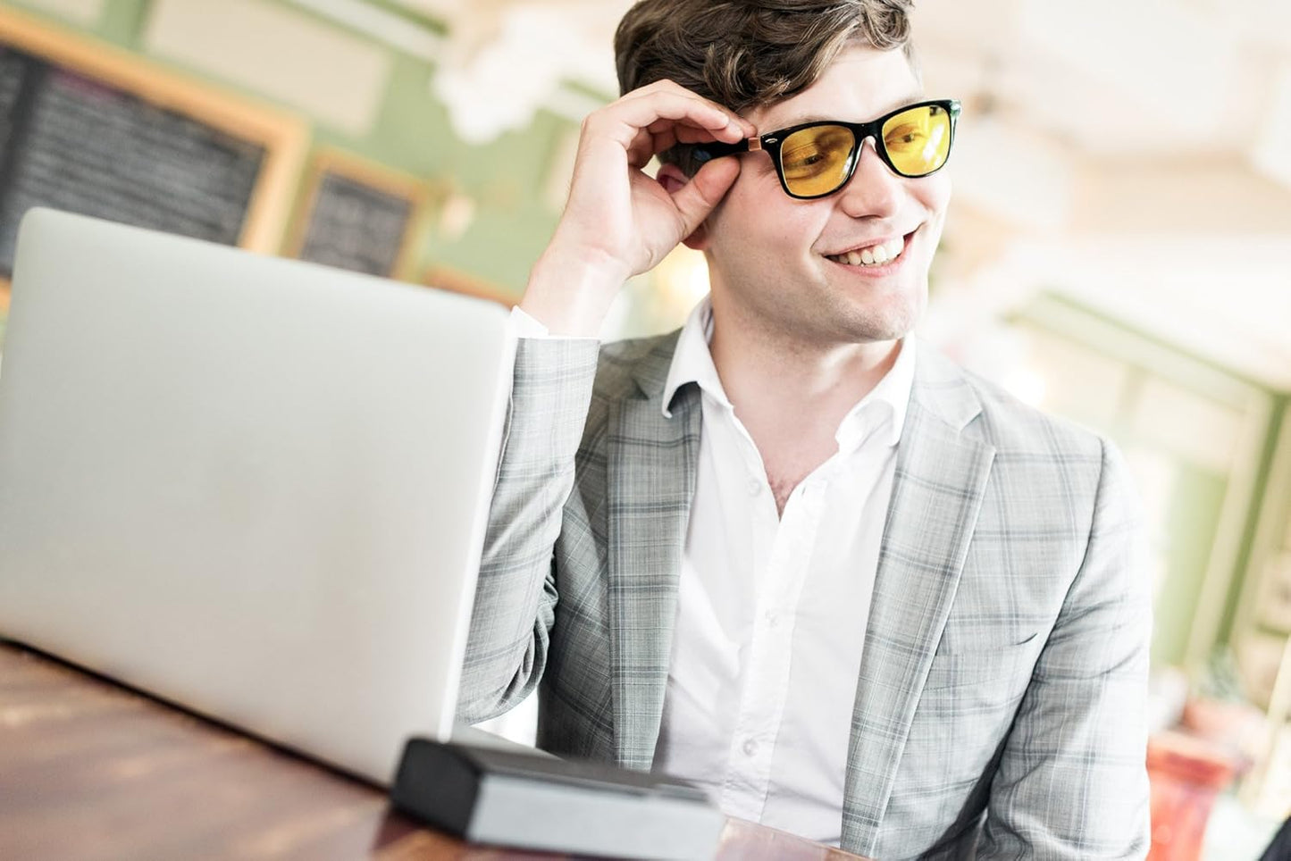 BLUE LIGHT Blocking Glasses - anti Glare, Clear Lenses, 99% Blue Light Protection