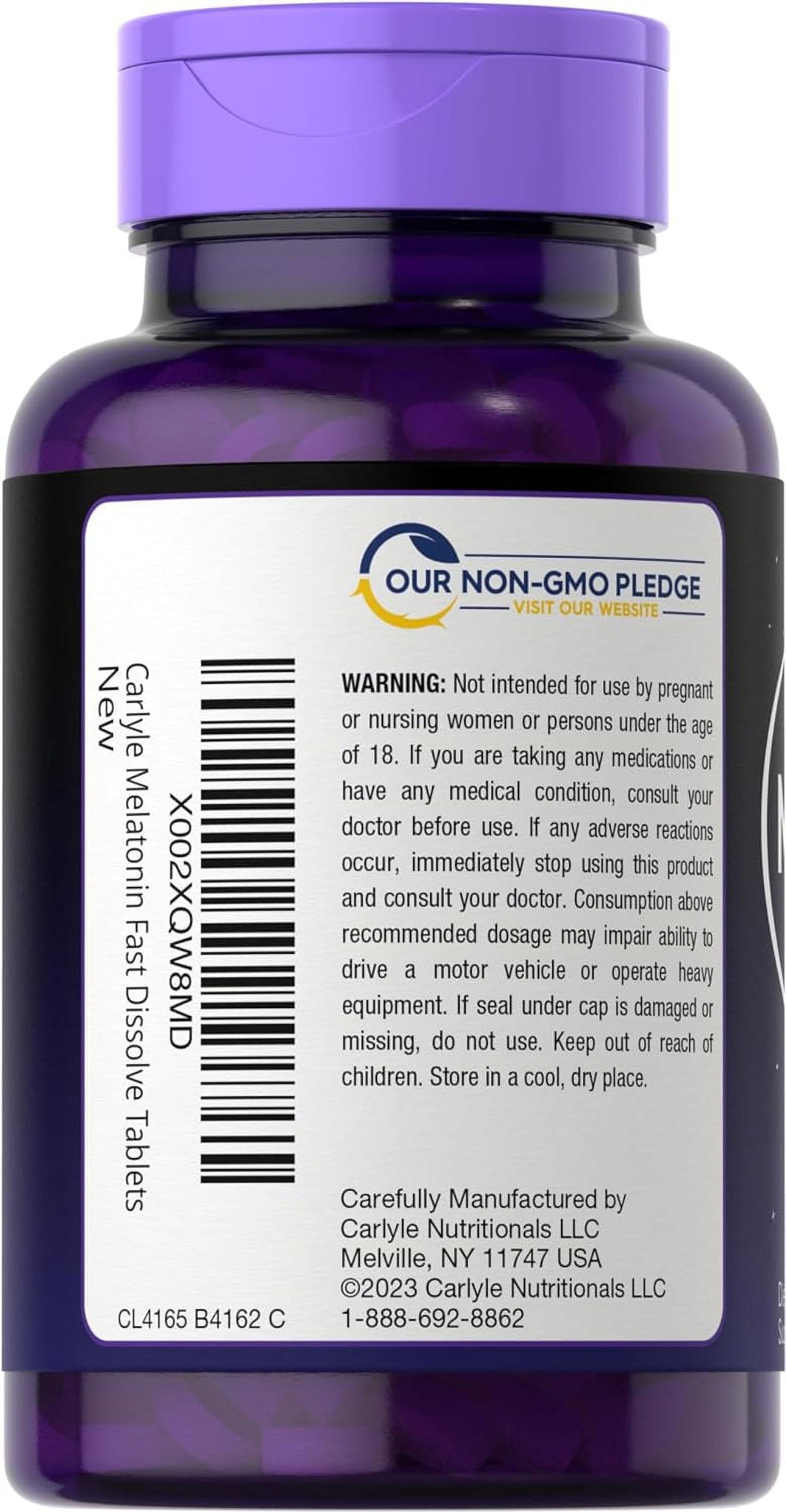 Melatonin 3Mg | 250 Vegetarian Tablets | Low Dose | by