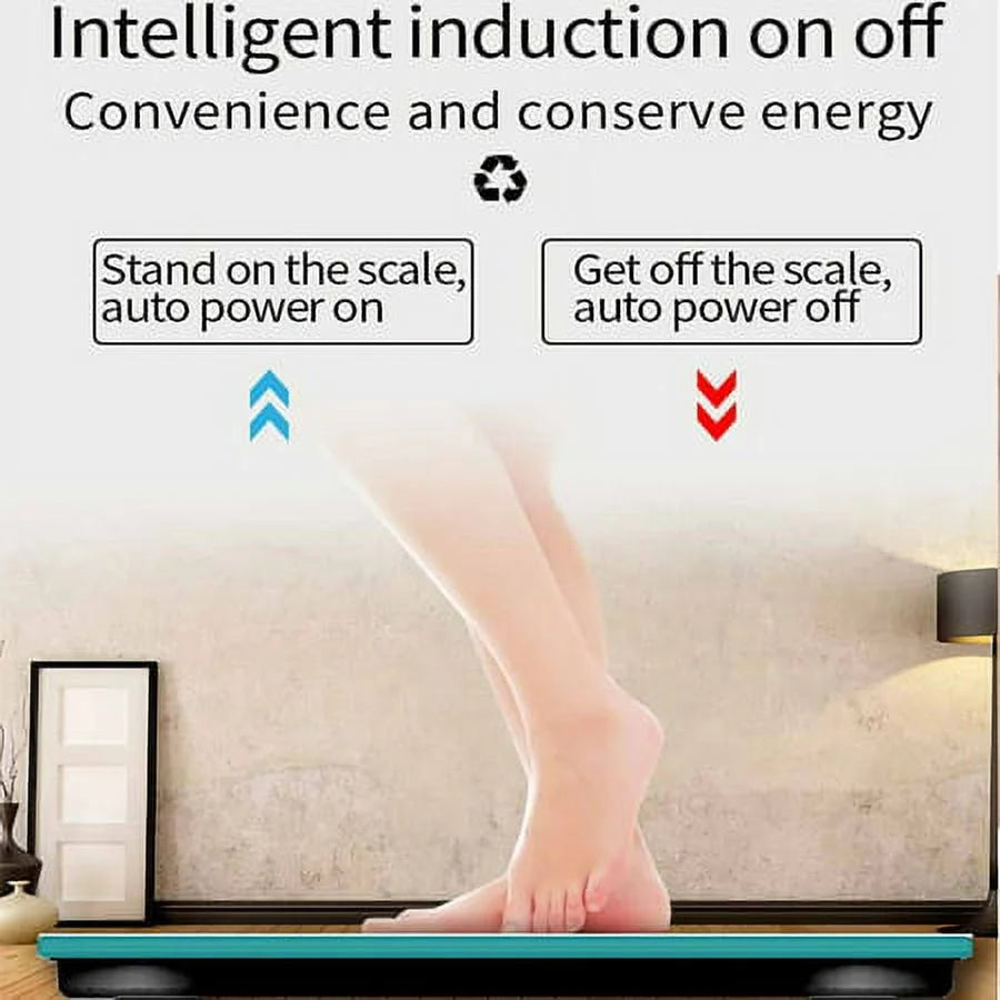 Bluetooth Smart Bathroom Scales for Body Weight Digital Scale Body Fat BMI Scale,Auto Body Composition Analyzer with Smartphone App,Best Fitness Weight Loss Scale Health Monitor-Black