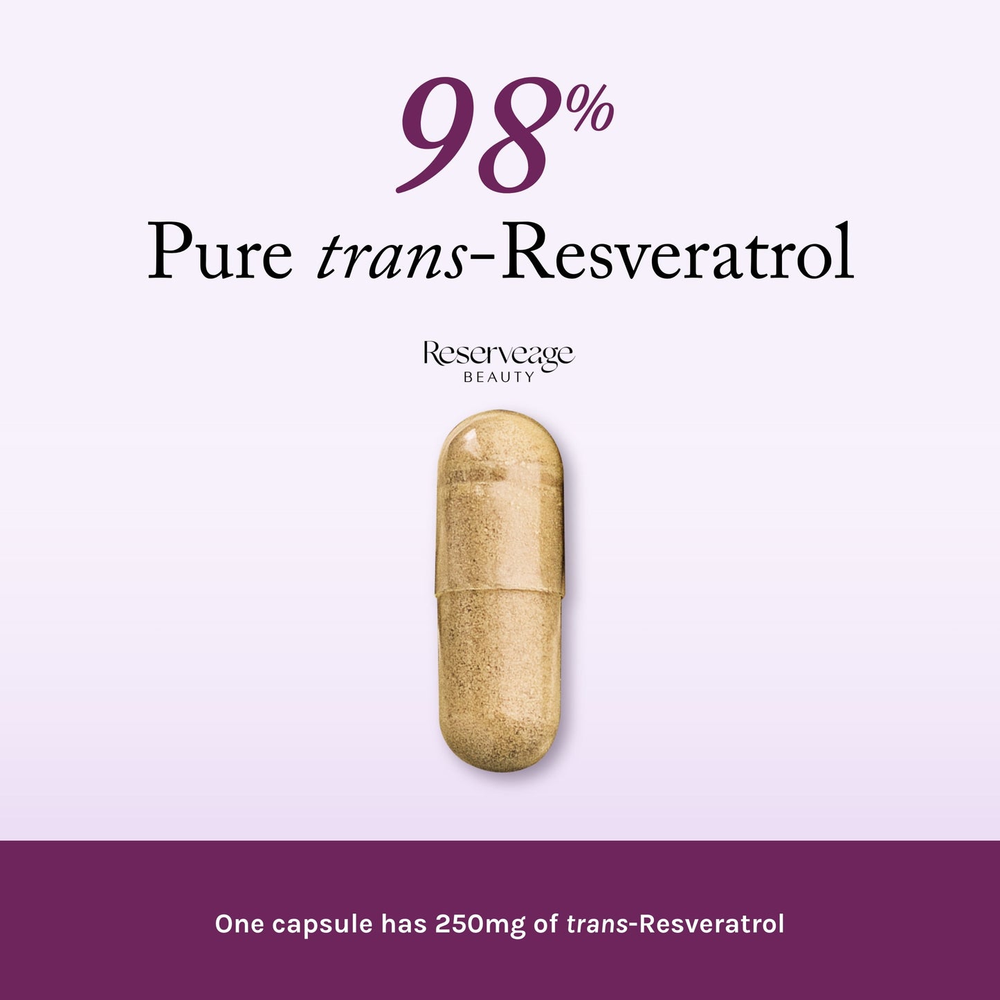 , Resveratrol 250 Mg, Antioxidant Supplement for Heart and Cellular Health, Supports Healthy Aging, Paleo, Keto, 60 Capsules