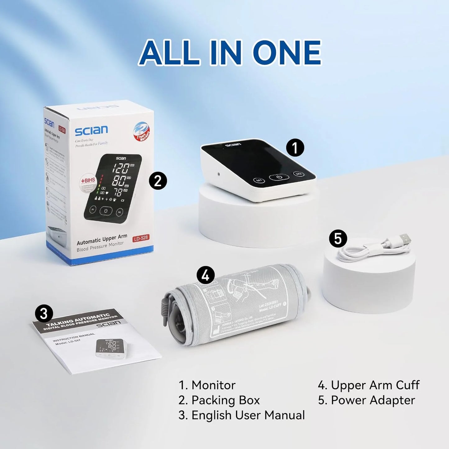 Automatic Arm Blood Pressure Monitor