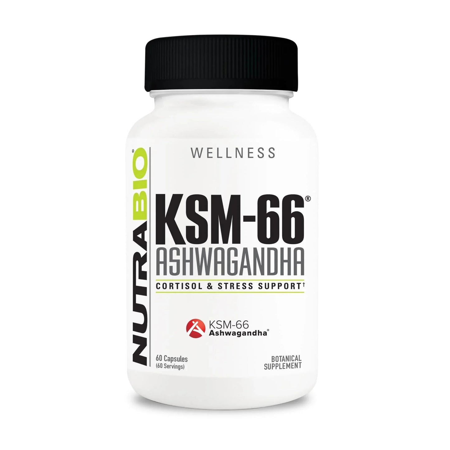 Ashwagandha KSM-66 Herbal Supplement for Better Overall Well-Being- Ashwagandha Supplement- 600Mg - 60 Vegetable Capsules