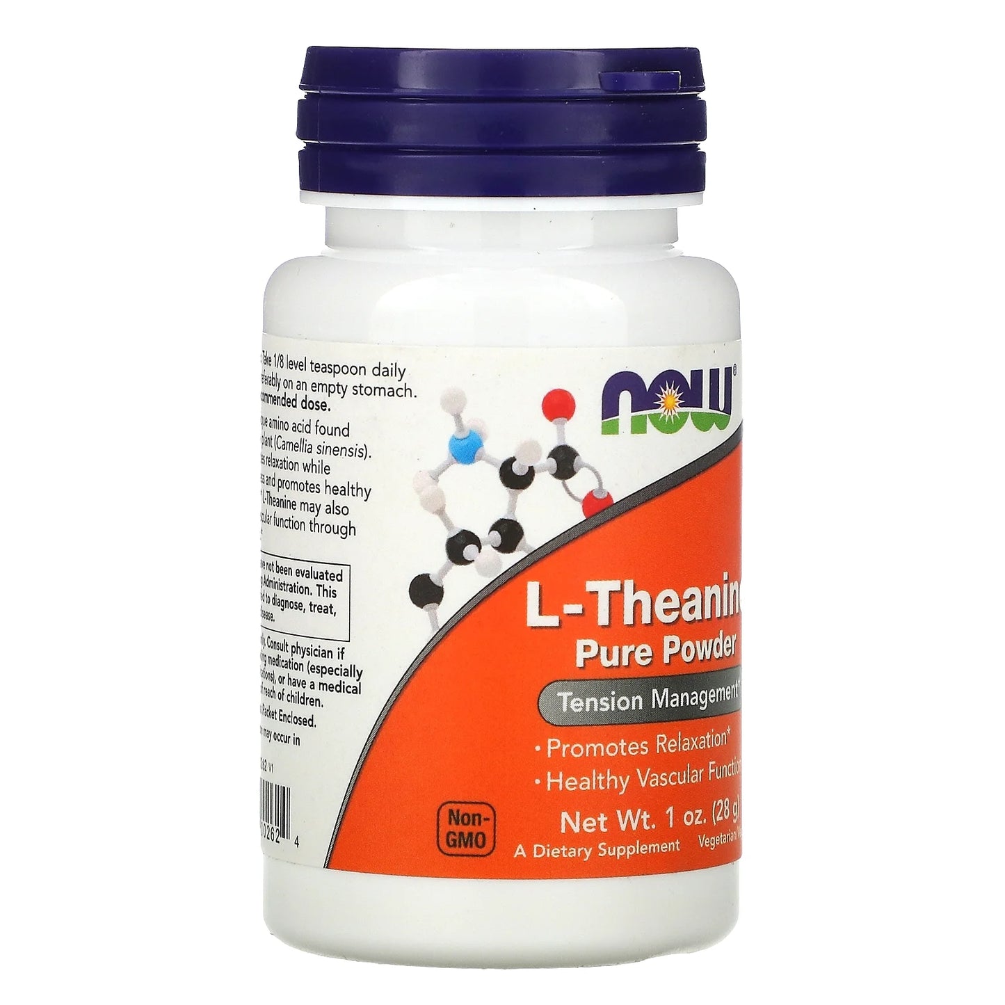 Foods Supplements, L-Theanine Pure Powder, Tension Management*, Amino Acid, 1-Ounce