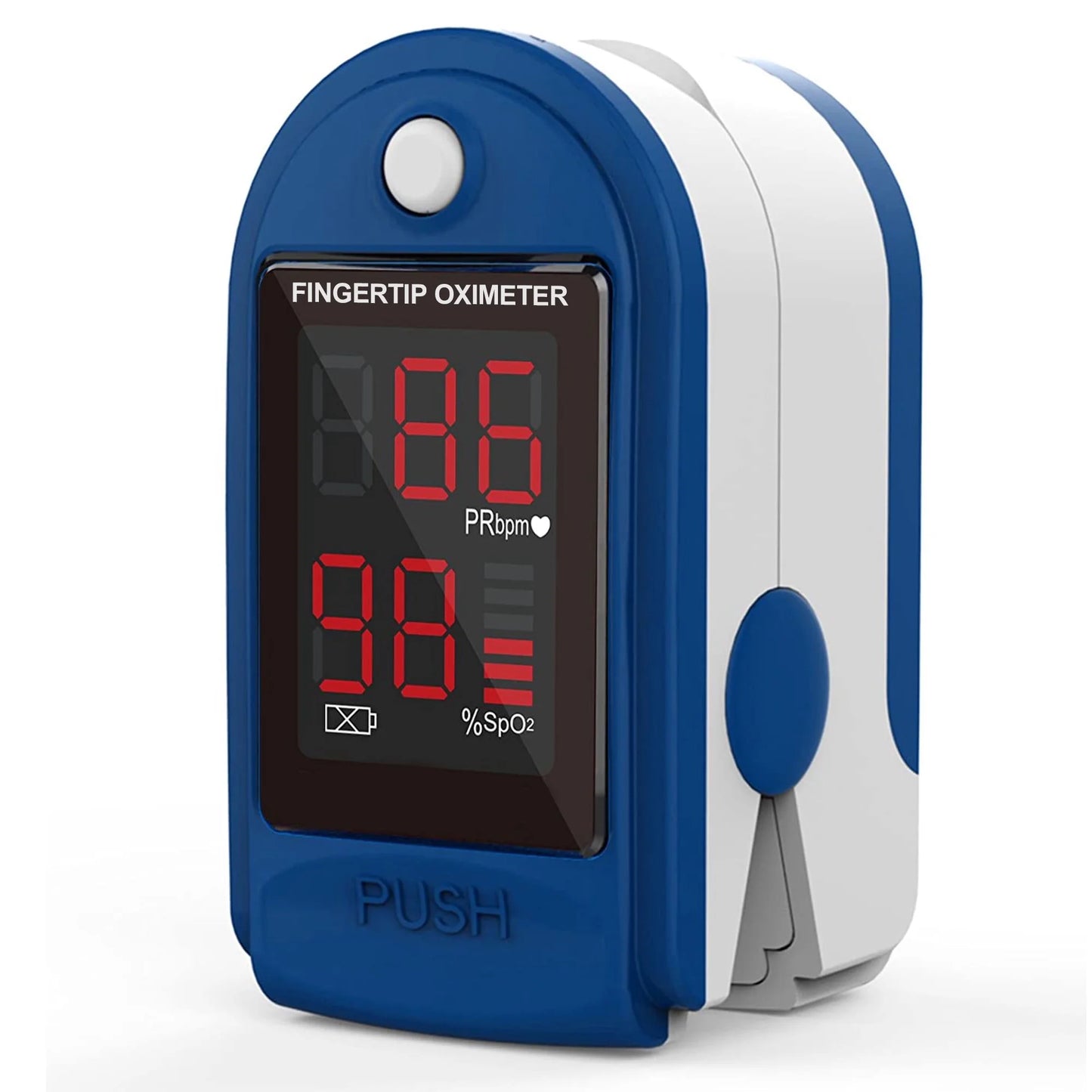 Pulse Oximeter Blood Oxygen Spo2 Sports Monitor with Lanyard