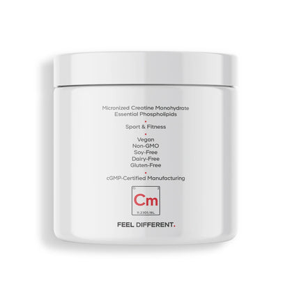 Liposomal Creatine Monohydrate Powder Supplement, Unflavored, 1-Month Supply, 30 Servings
