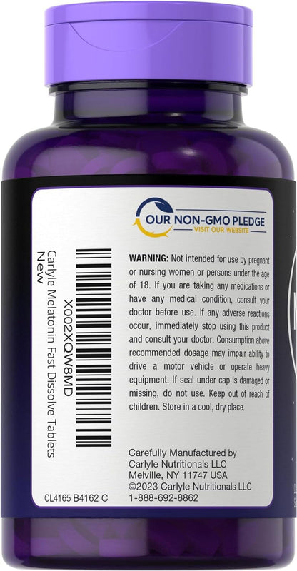 Melatonin 3Mg | 250 Vegetarian Tablets | Low Dose | by