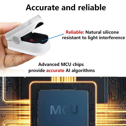 Kid'S Fingertip Pulse Oximeter Rechargeable Pulse Oximeter Monitor Blood Oxygen Saturation,Blue