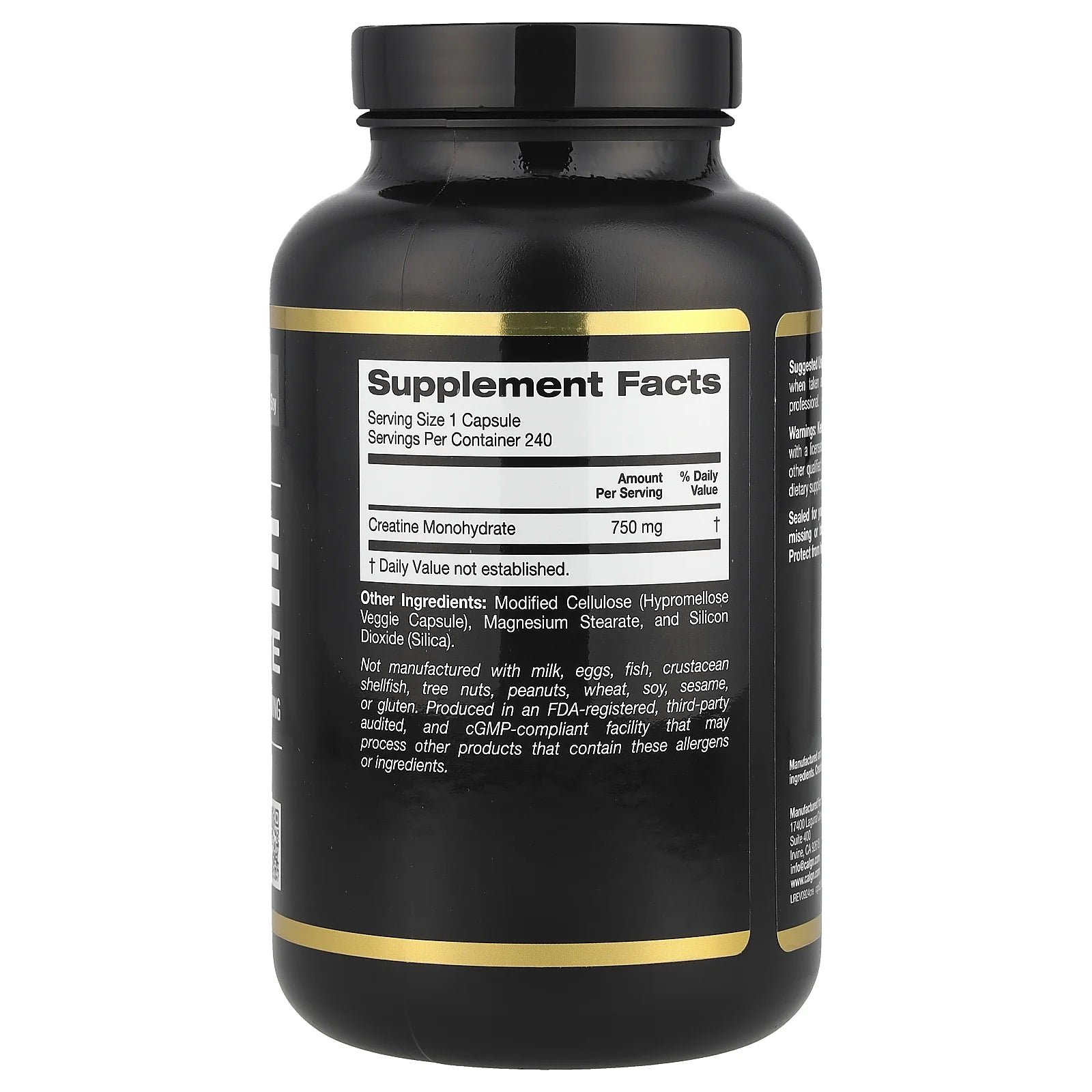 Sport, Creatine, 750 Mg, 240 Veggie Capsules