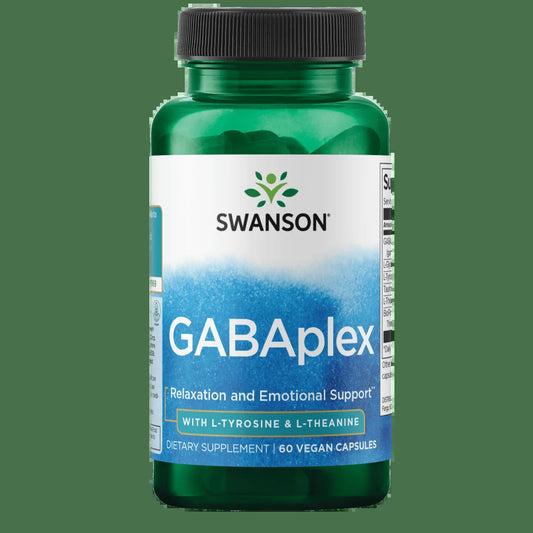 Gabaplex with L-Tyrosine and L-Theanine 60 Veggie Capsules