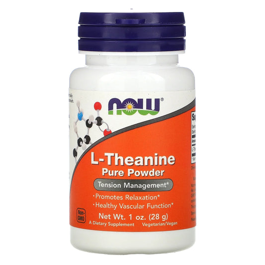 Foods Supplements, L-Theanine Pure Powder, Tension Management*, Amino Acid, 1-Ounce