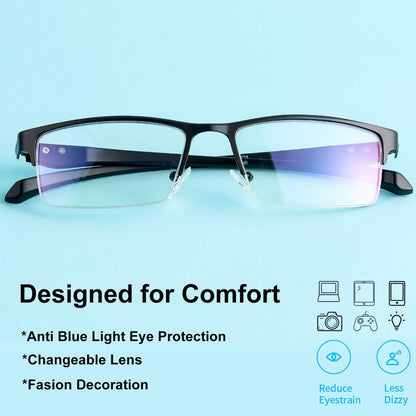 Blue-Light-Glasses-Men-Women-Computer-Gaming Blue Light Blocking Glasses for anti Glare Eyestrain