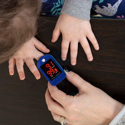 Pulse Oximeter Blood Oxygen Spo2 Sports Monitor with Lanyard