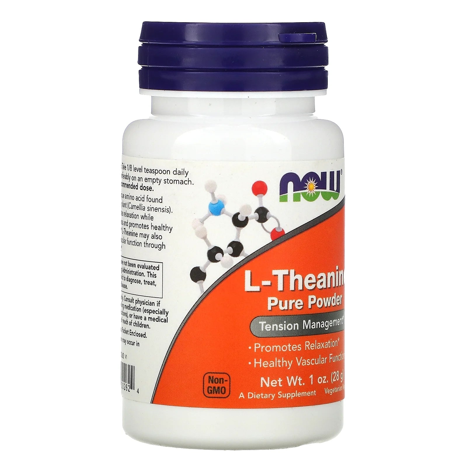 Foods Supplements, L-Theanine Pure Powder, Tension Management*, Amino Acid, 1-Ounce