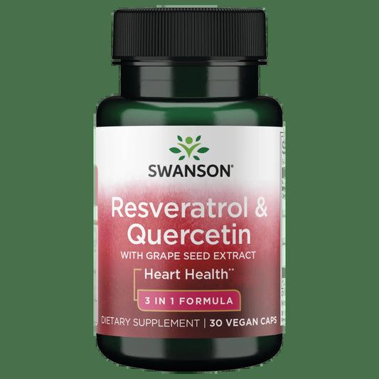 Resveratrol and Quercetin 30 Veggie Capsules