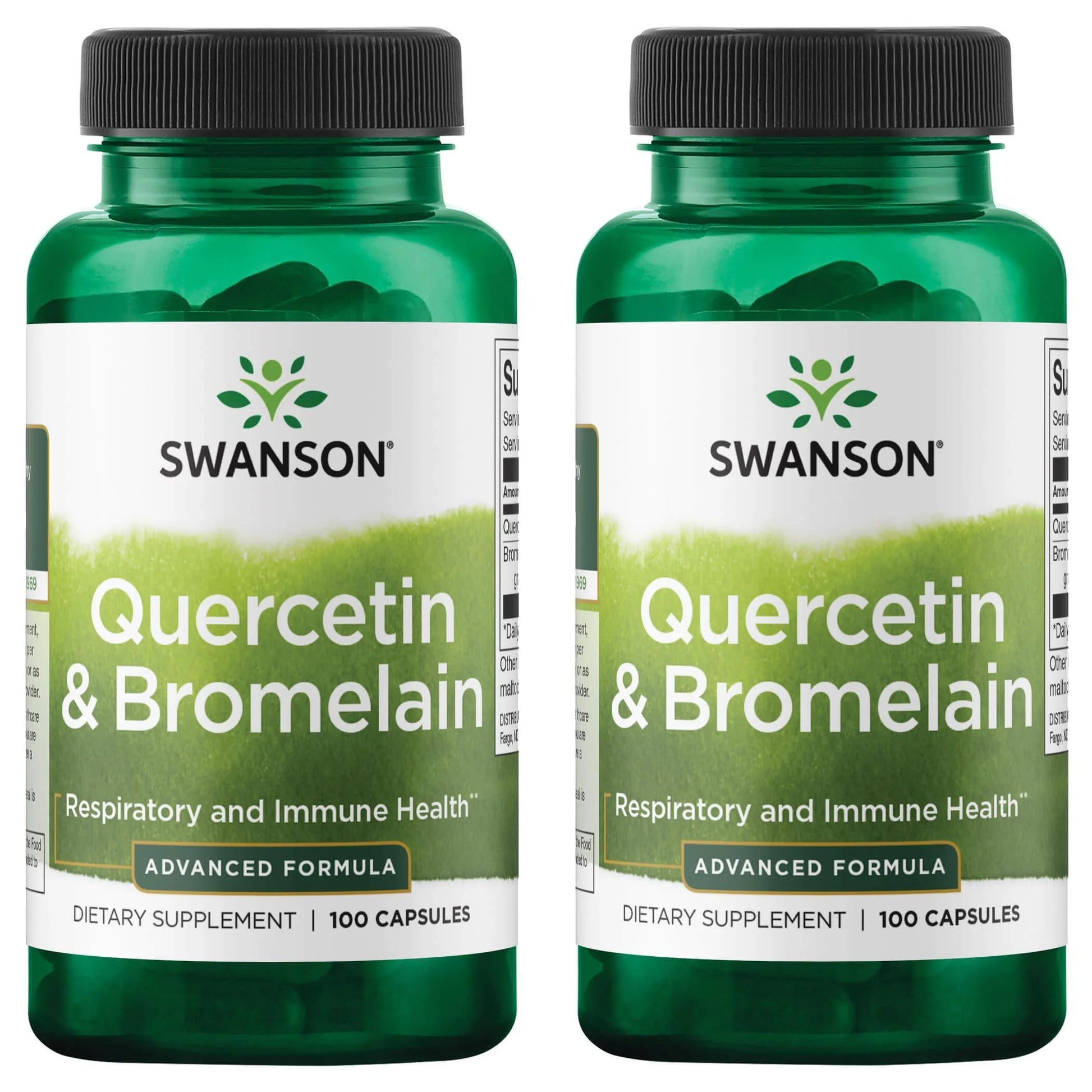 Quercetin & Bromelain - Advanced Formula 100 Caps 2 Pack