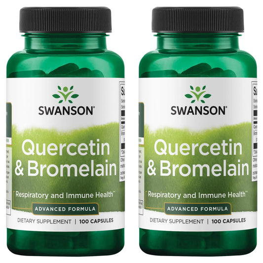 Quercetin & Bromelain - Advanced Formula 100 Caps 2 Pack