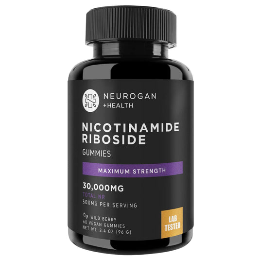 Nicotinamide Riboside Supplement - 500 MG per Gummy, NAD+ & NADH Precursor, Ampk Activator Cell Regenerator, Cellular Repair & Metabolic Booster | 500MG per Serving -60 Servings